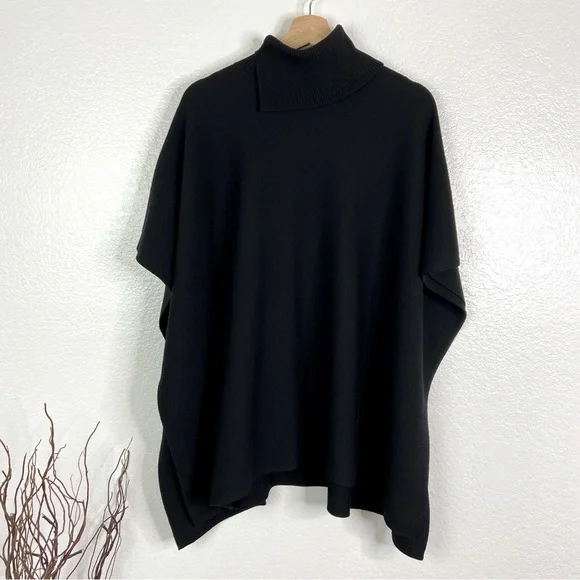 BOSS HUGO BOSS Leandra Virgin Wool Poncho - Picture 3 of 6